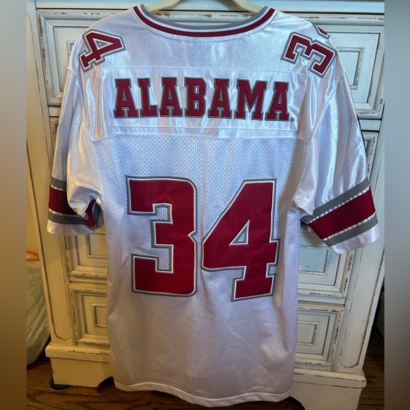 Colosseum white and red Alabama jersey in size S - Picture 2 of 4